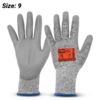 Prosense Cut 5 W/- Pu Palm Size 9 - Large