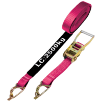 50Mm X 9Mtr Ratchet Tie Down 2500Kg - Pink