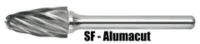 1/4In Tree Radius Nose Carbide Burr Sf-1L6-150Mm Long X1/4