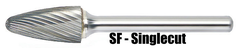3/8 Tree Radius Nose Carbide Burr Sf-3L6-150Mm Long X 1/4
