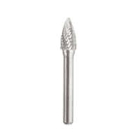 3/8In Tree Pointed Nose Carbide Burr