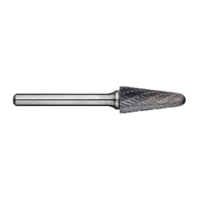 1/2In Included Angle Carbide Burr, 1/4In