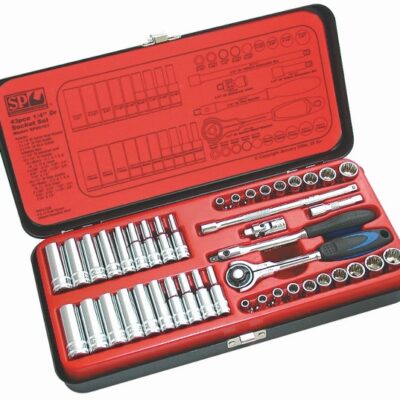 Socket Set 1/4Dr 43Pce Met/Af