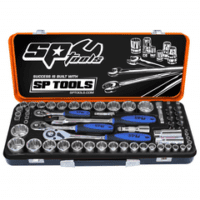 Met/Sae 1/4,3/8,1/2 Sp Socket Set 59 Piece