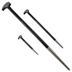 Pry Bar Set 3Pce Rolling Head