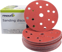 Finixa Abrasive Film Disc 150Mm 15 Holes P120 100P.