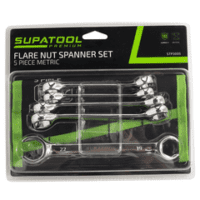 5Pc Flare Nut Spanner Set Met