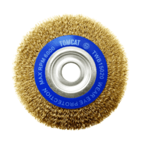 150 X 20Mm S/S Wire Brush Wheel-Tomcat