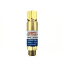Flashback Arrestor Regulator End Oxygen