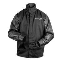 Black Jacket W/Leather Sleeves (Rogue) Xl