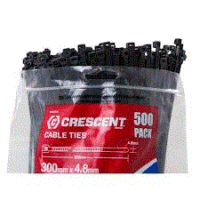 Cable Tie 300X4.8 Black Uv 500Pkt