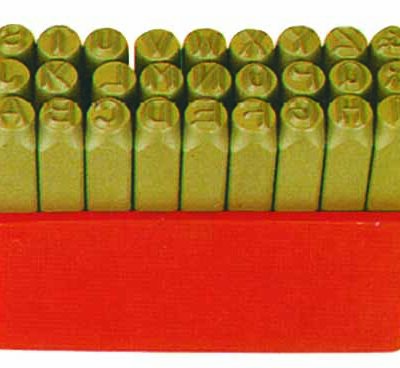 Letter Punch Set 27Pce 5.0Mm