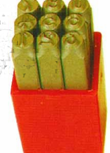 Number Punch Set 5.0 Mm  1-9