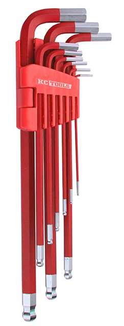 Hex Key Set Ball End Af - 9 Pce