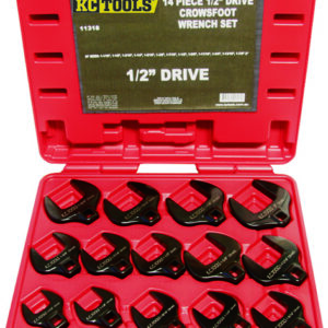 Crows Foot Spanner Set 1/2Dr 14Pce Af