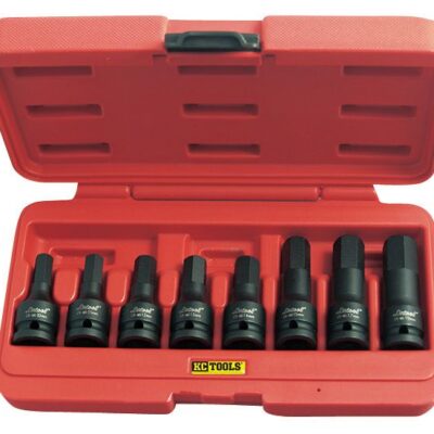 Inhex Socket Set 1/2Dr 8Pc Met Impact