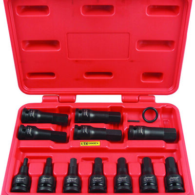 In-Hex Socket Set 1/2Dr 12Pce Metric Impact