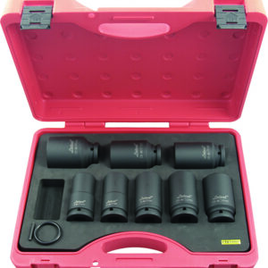 Socket Set 3/4Dr 8Pc Met Deep Imp