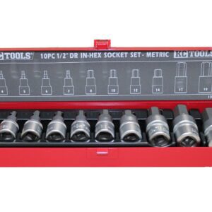 Socket Set In-Hex 10Pc Met