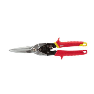 Mil Tin Long Cut Snips Straight