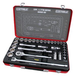 Socket Set Met 1/2Dr 8-32Mm 33 Pc