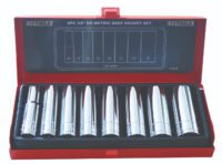 Socket Set 3/8Dr 8Pce Metric Deep
