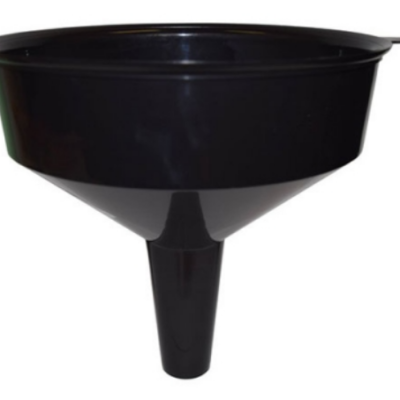 Autoking - 12Inch Big Plastic Funnel Black 38Mm