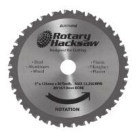 Austsaw - 135Mm (5.3In) Rotary Hacksaw Blade - 20/16/10Mm Bo